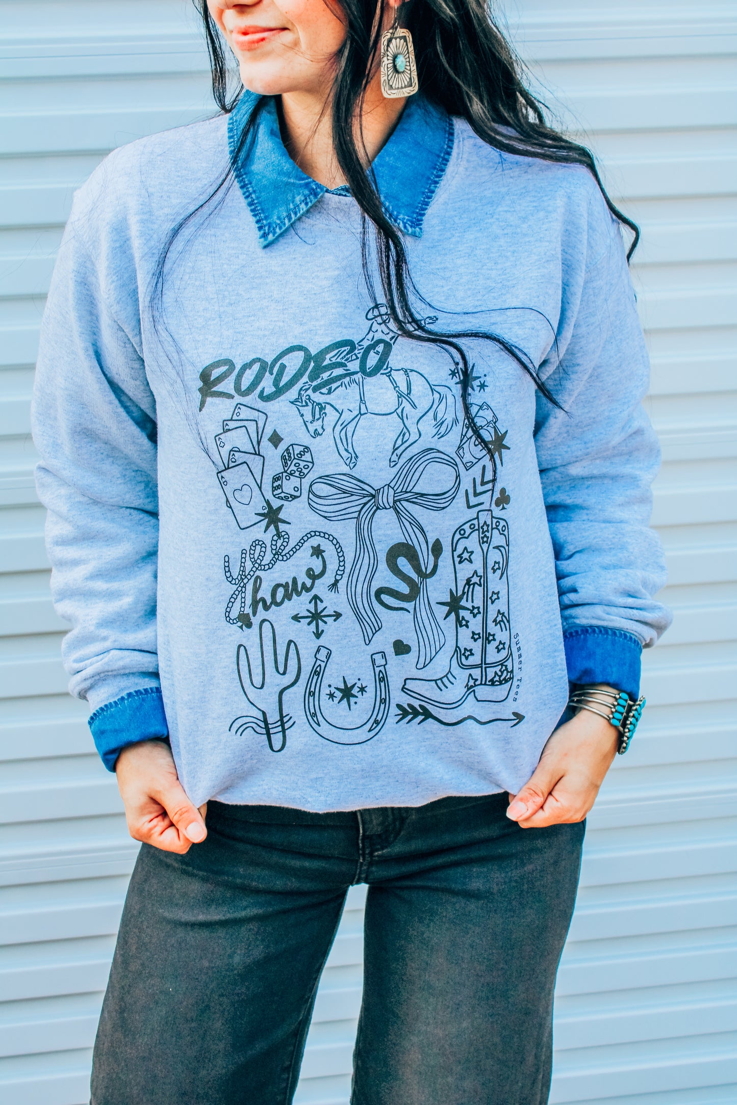 Fancy Cowgirl Crewneck