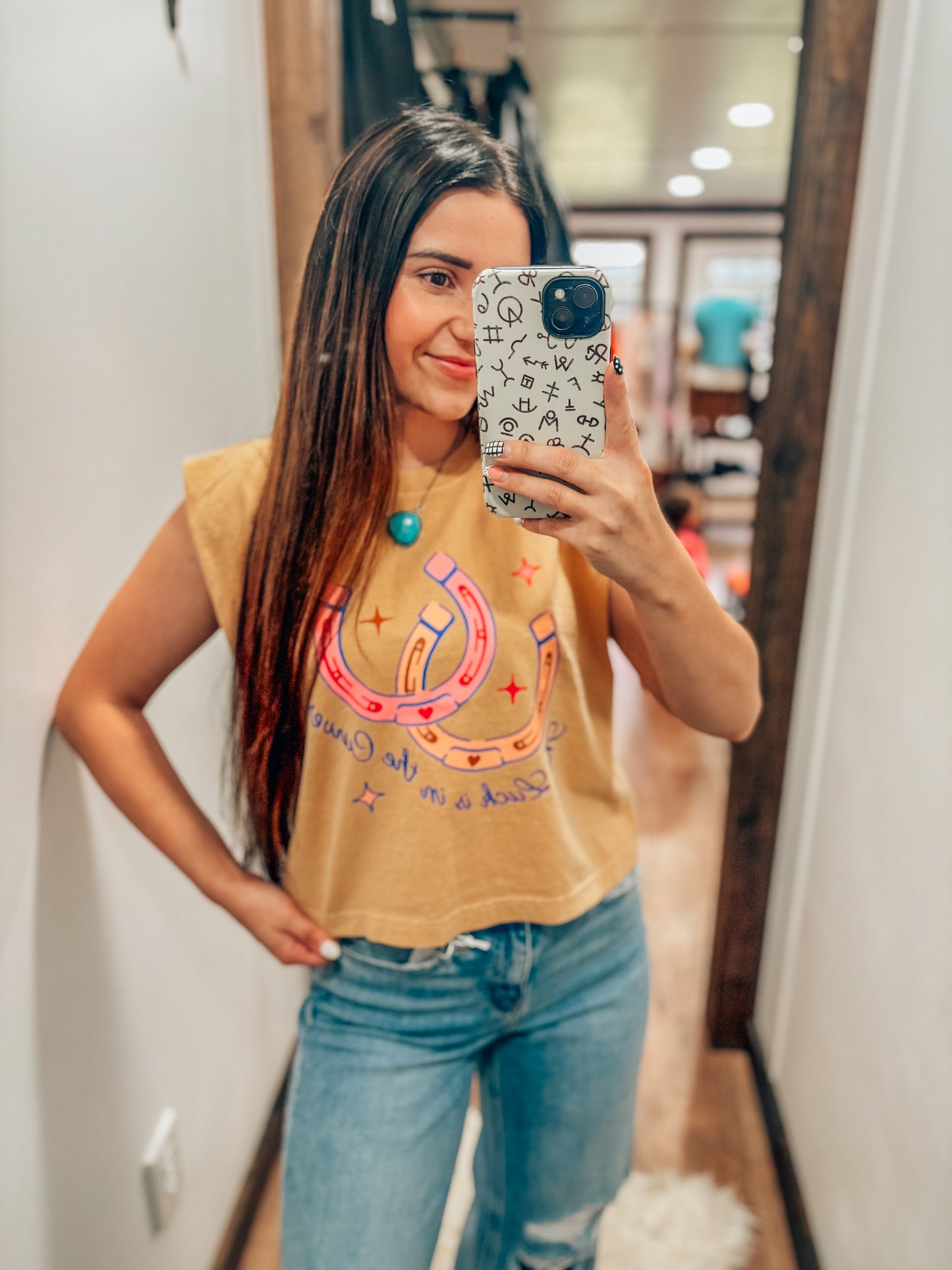 Luck is in the Curves Tank