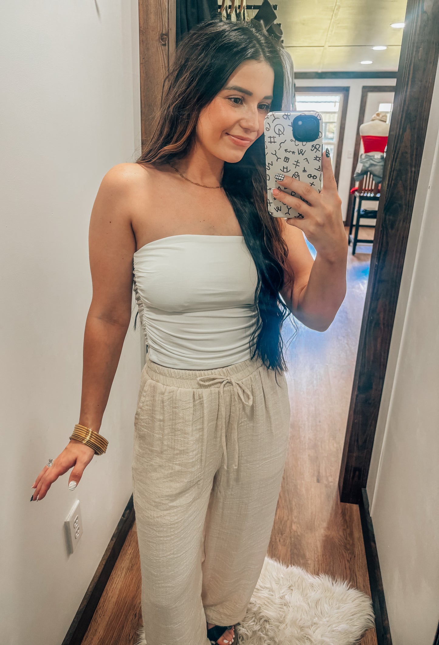 The Danelle Tube Top- White