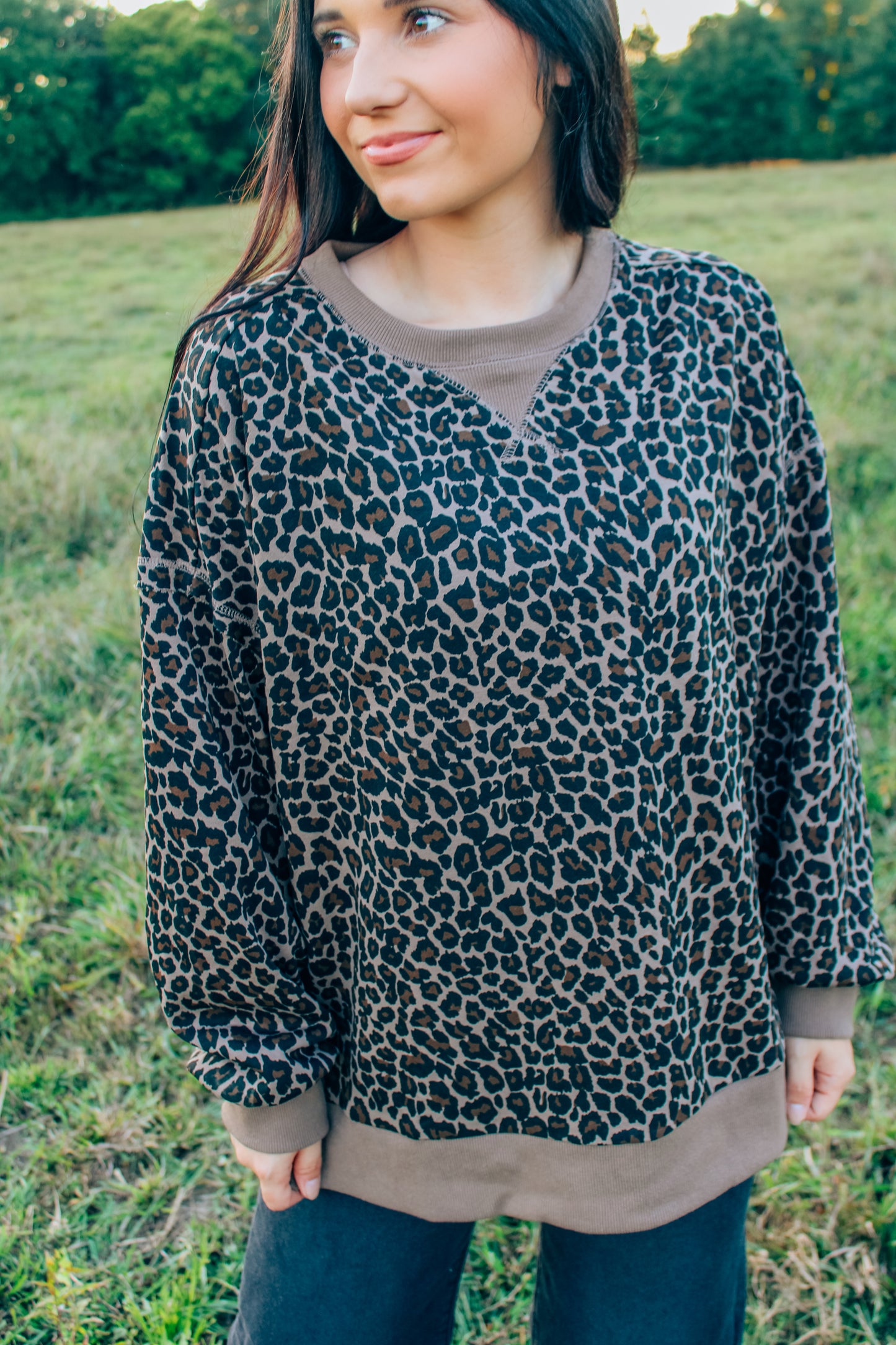 The Leopard Crewneck