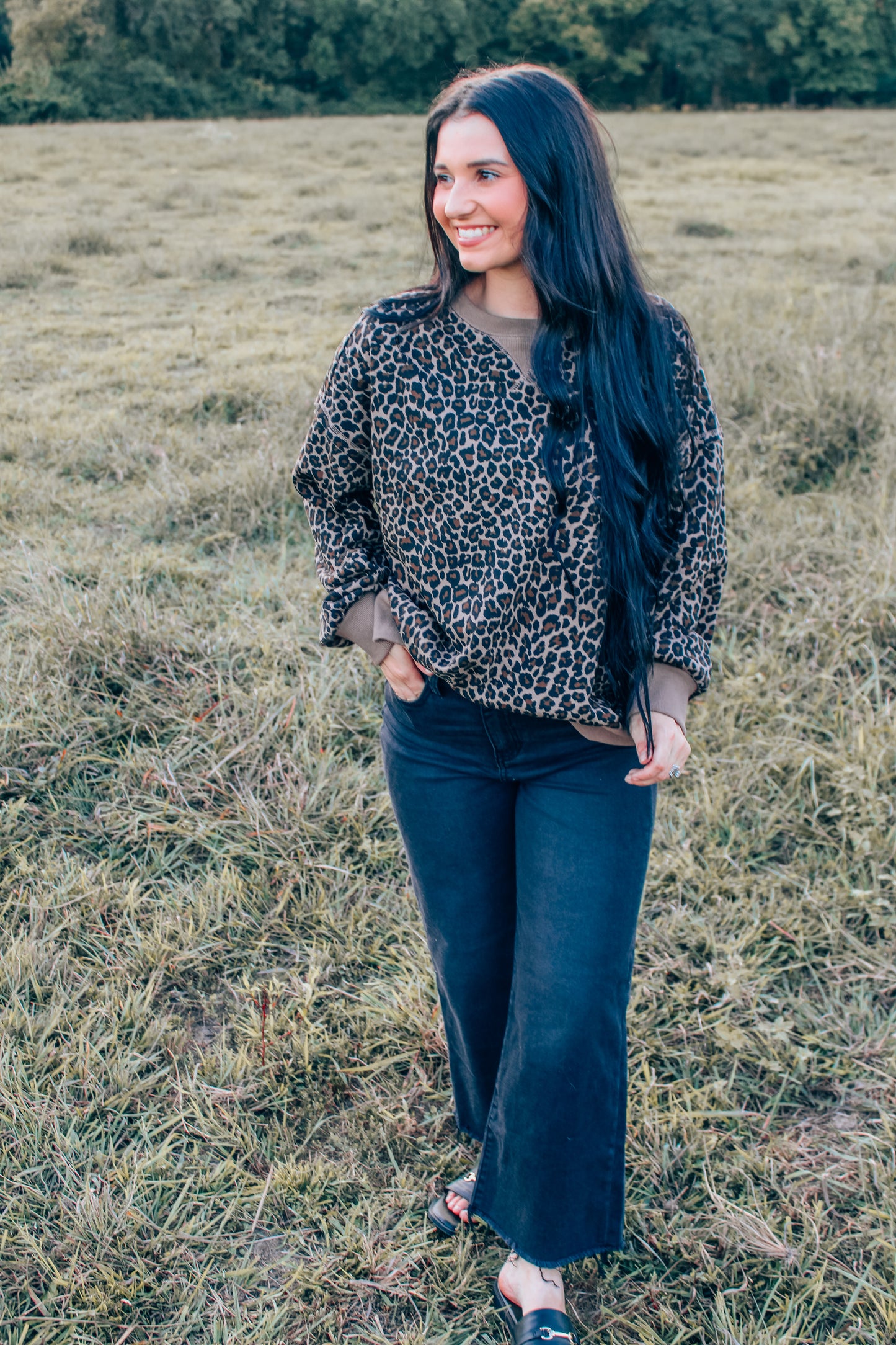 The Leopard Crewneck