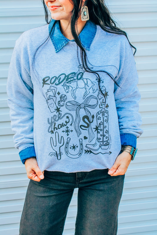 Fancy Cowgirl Crewneck