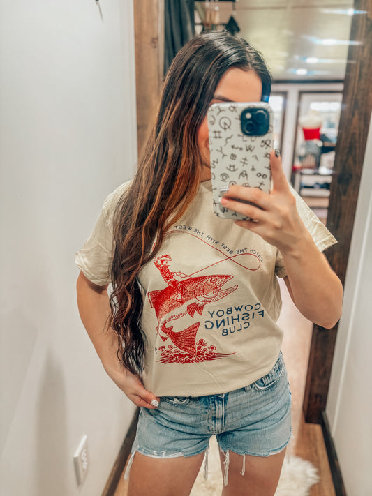 Cowboy Fishing Tee