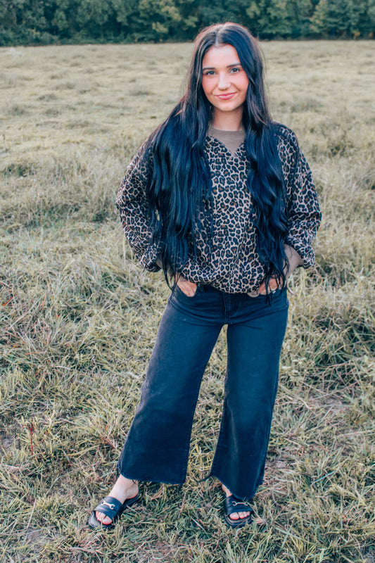 The Leopard Crewneck