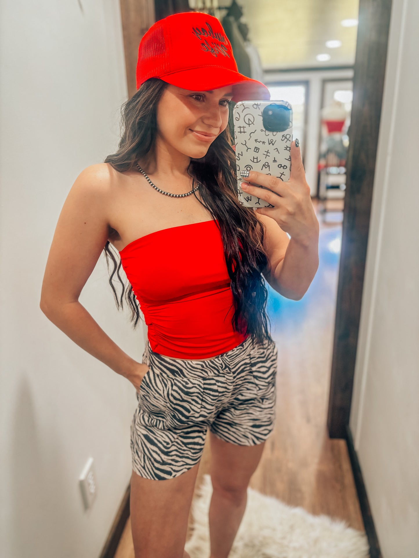 The Danelle Tube Top- Red