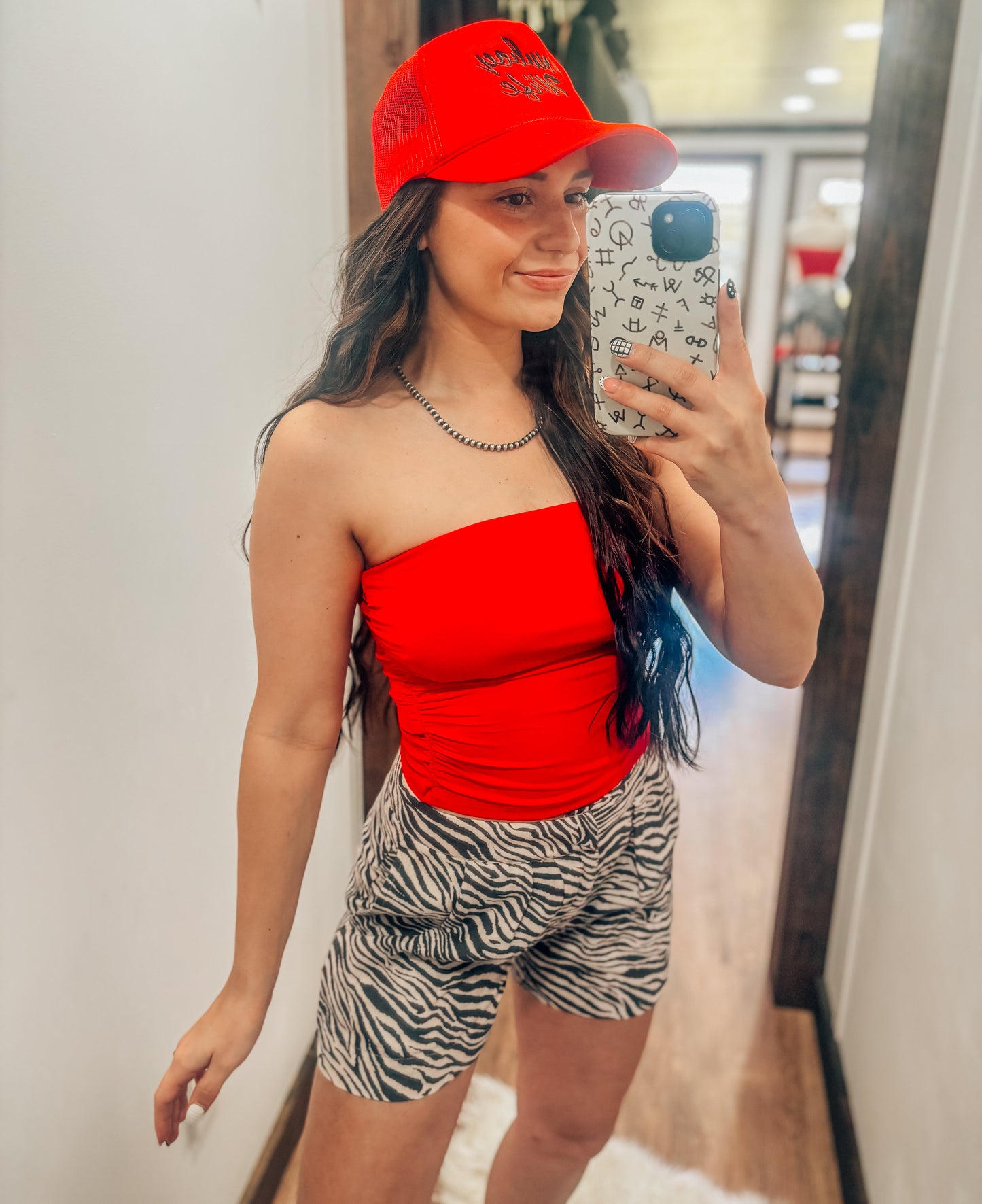 The Danelle Tube Top- Red