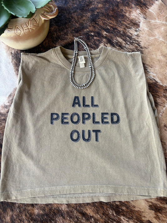 All Peopled Out Tank
