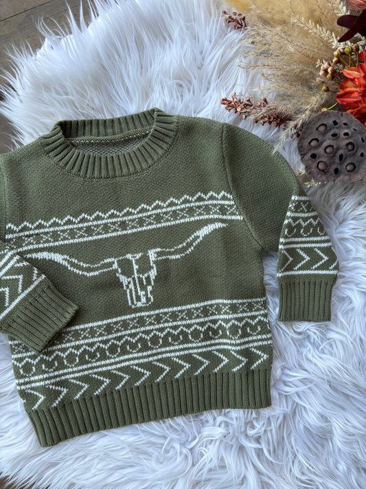 The Longhorn Sweater