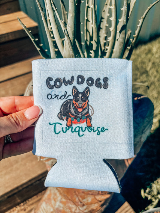 Cow Dog Coozie